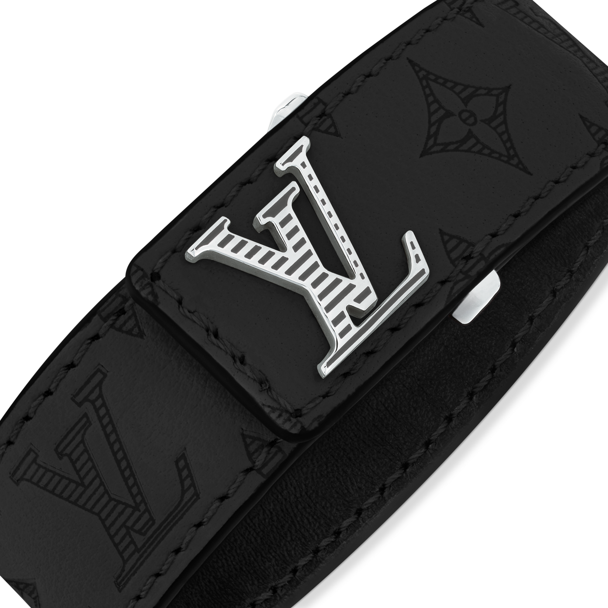 LV Slim Shadow Bracelet Monogram Shadow - Men - Fashion Jewelry